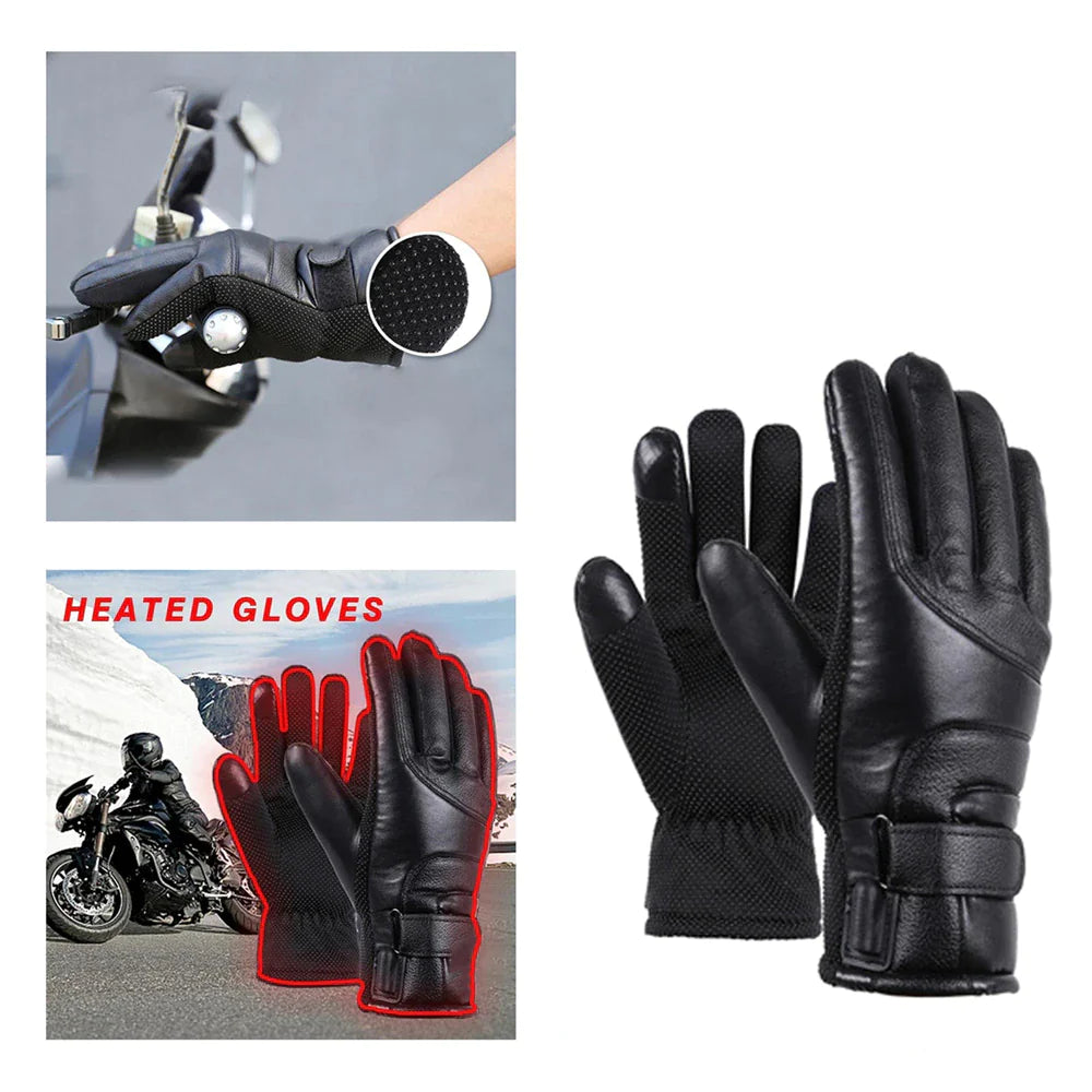 Electric USB Heated Gloves Winter Warming Thermal Ski Snow Hand Warm Windproof WEM Support (www.WEM.support)