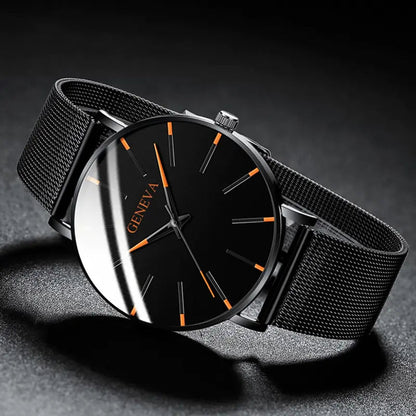 Minimalist Men's Fashion Ultra Thin Watch WEM Support (www.WEM.support)