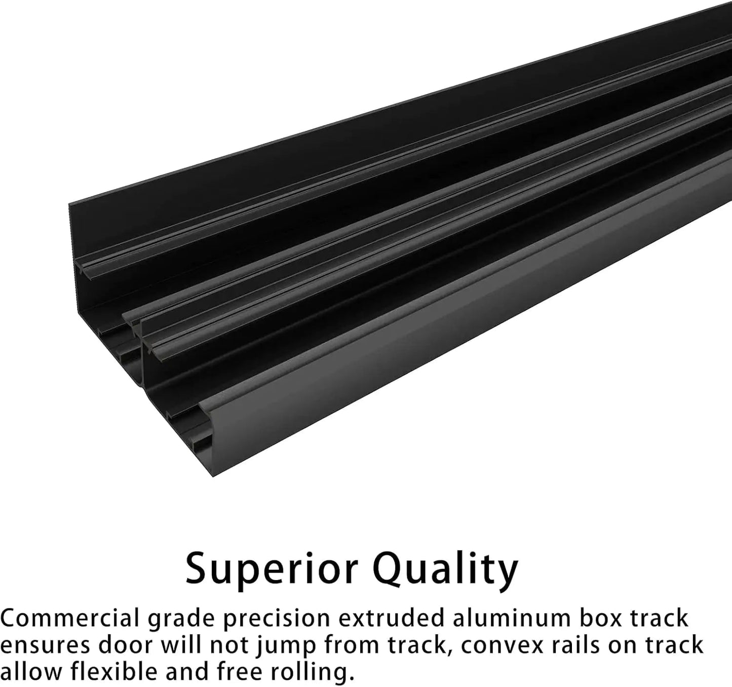Sturdy Aluminum Bypass Closet Door Tracks WEM Support (www.WEM.support)