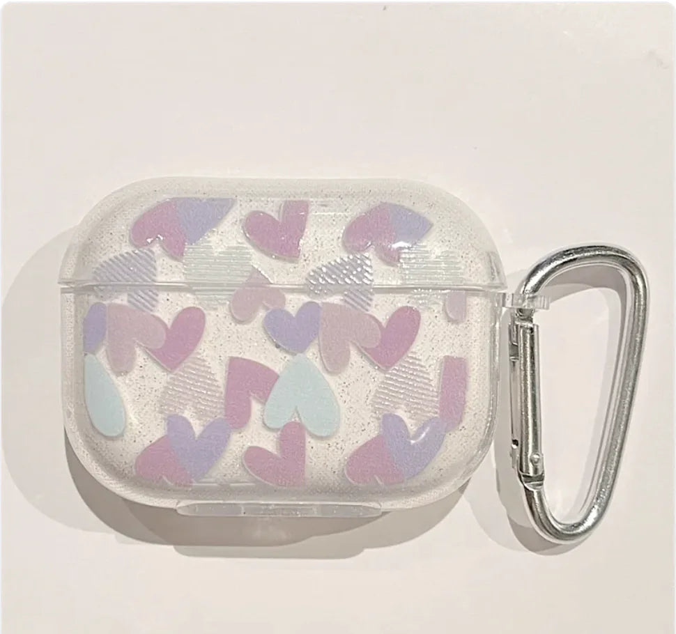 Sparkling Pink Love Headset Cover HejK.com