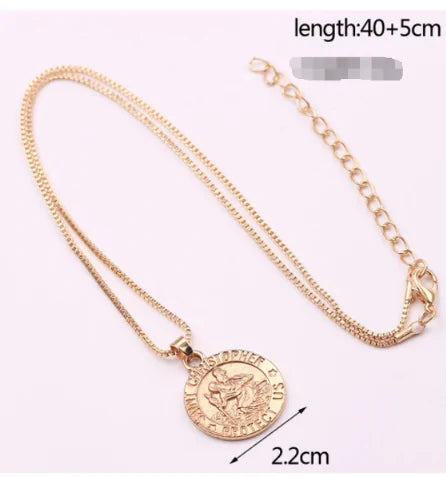Saint Christopher Necklace WEM Support (www.WEM.support)