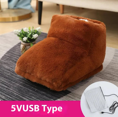Electric Rabbit Fur Foot Warmer WEM Support (www.WEM.support)