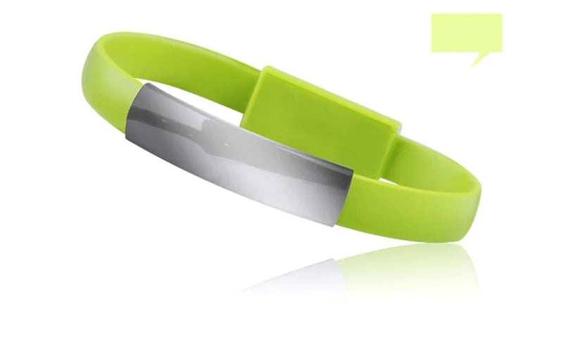 Outdoor Colorful Mini Micro USB Bracelet Charger WEM Support (www.WEM.support)