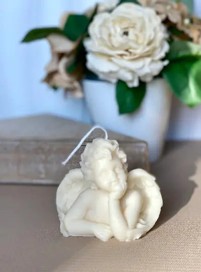 Angel Handmade Soy Wax Candle WEM Support (www.WEM.support)
