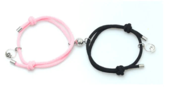Magnet Attract Couples Bracelet WEM Support (www.WEM.support)