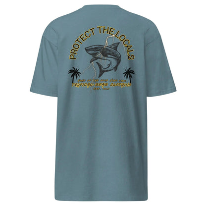 Men’s Premium Protect the Locals Heavyweight T-shirt WEM Support (www.WEM.support)