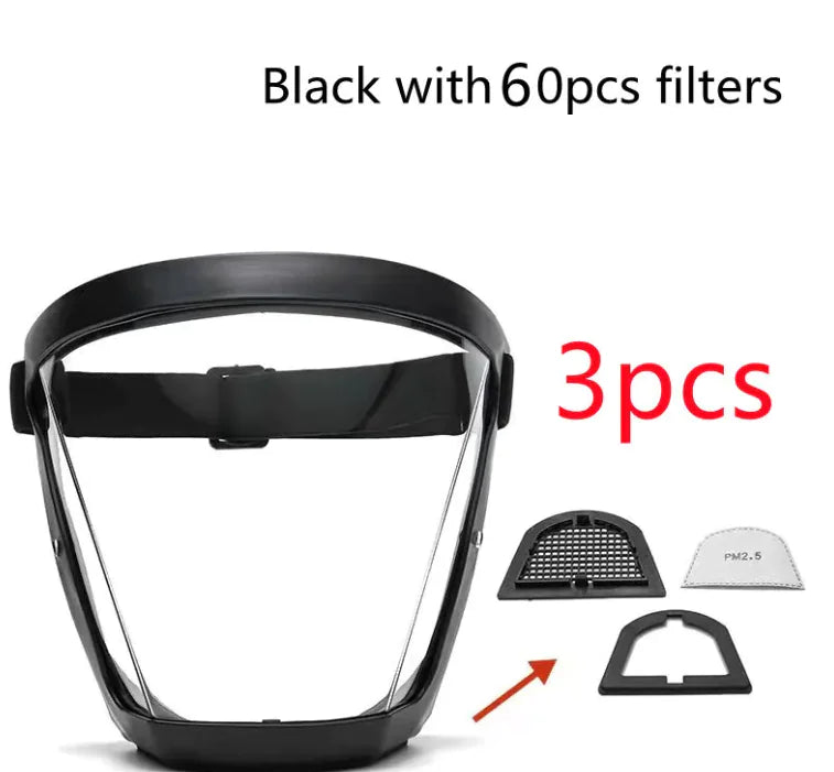 Transparent Face Shield WEM Support (www.WEM.support)