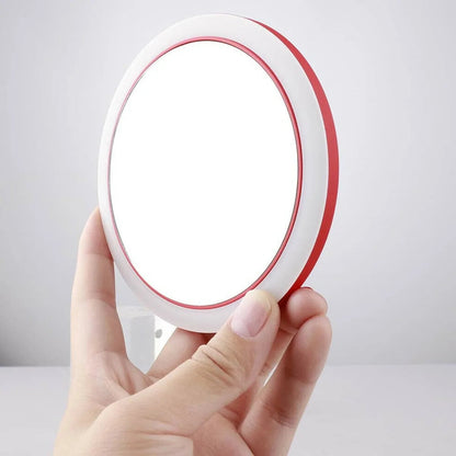 Mini Compact Circular Makeup Mirror WEM Support (www.WEM.support)