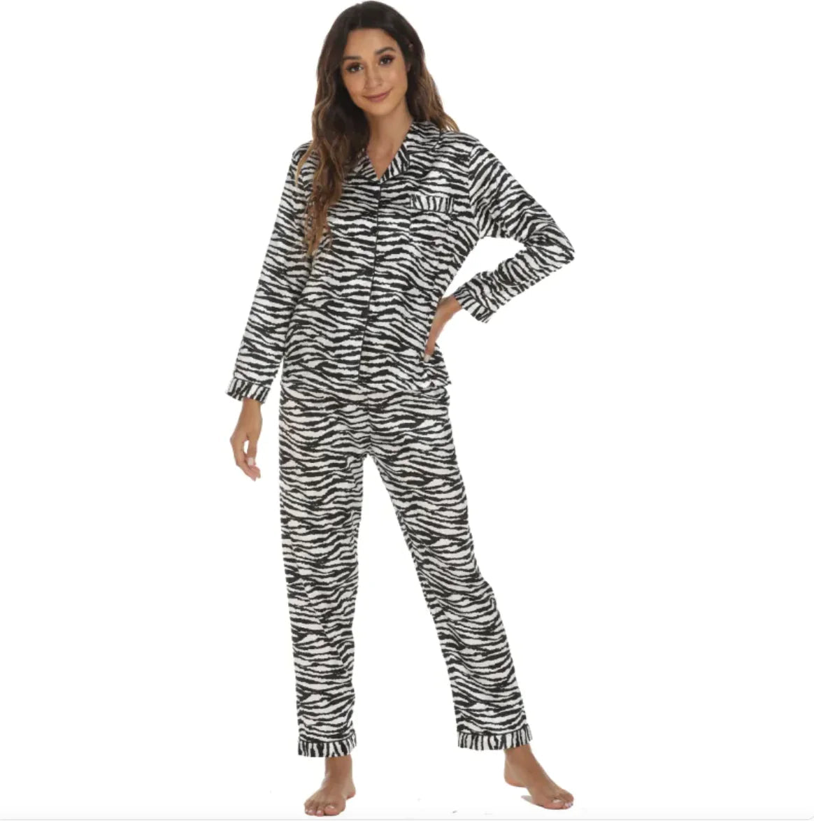Women's European & American Style Pajama Set WEM Support (www.WEM.support)