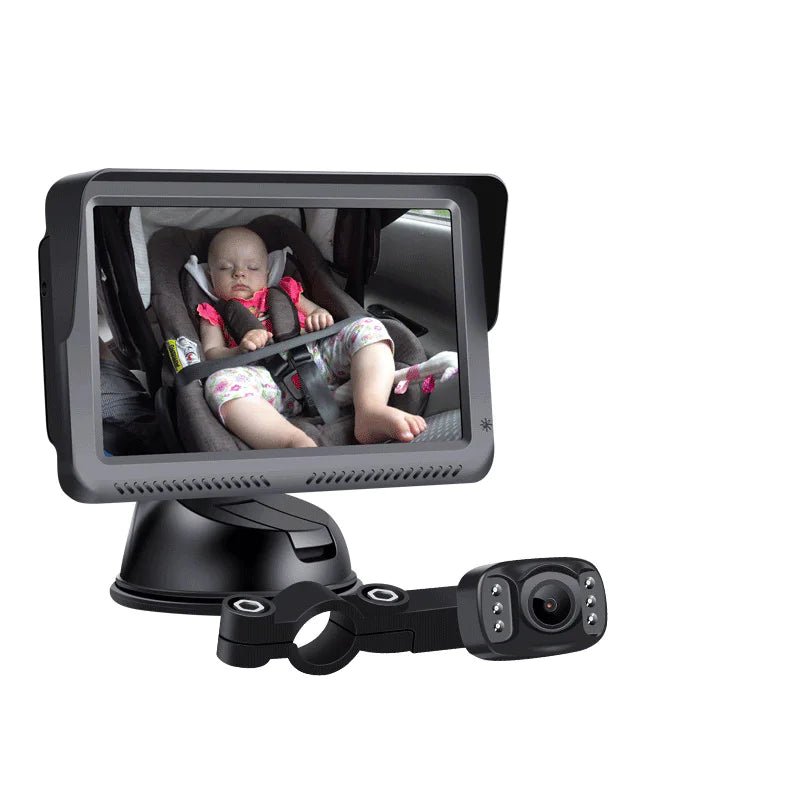 5" AHD Baby Car Monitor with Infrared Camera - Catch Cards