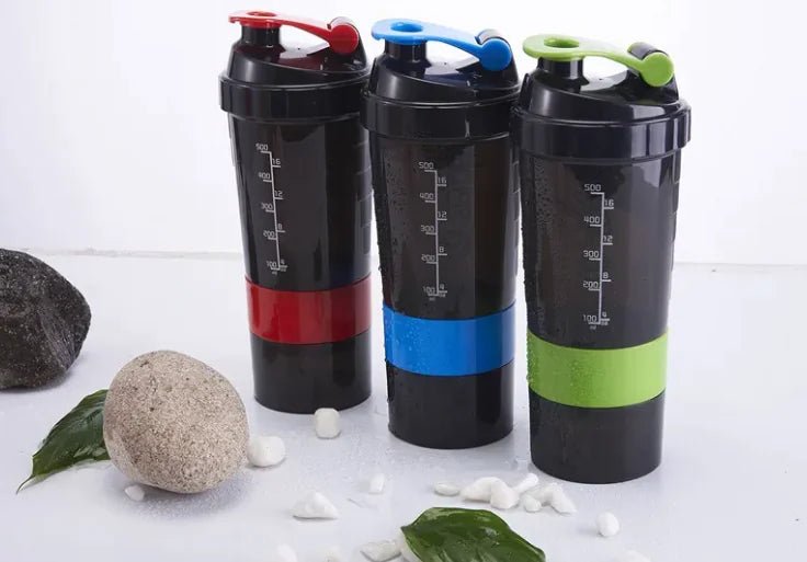 500ml Double Layer Plastic Shaker Cup - Catch Cards