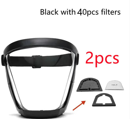 Transparent Face Shield WEM Support (www.WEM.support)