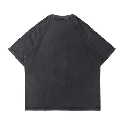 Fun Letter Printing Short-sleeved Men's Loose Round Neck Five-point Sleeves WEM Support (www.WEM.support)