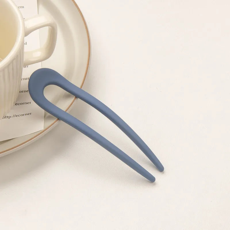 Girly Candy Color U-Shaped Hairpins