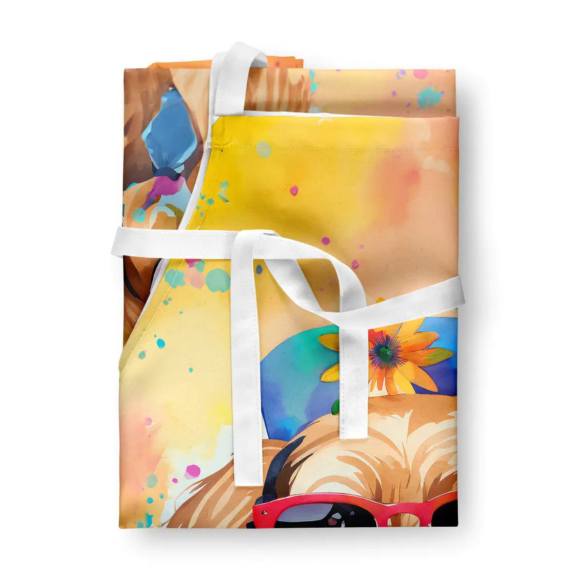 Airedale Terrier Hippie Dawg Apron WEM Support (www.WEM.support)