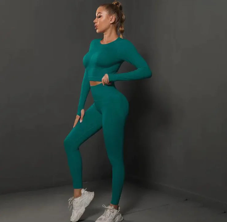 Knitted Yoga Pants Suit WEM Support (www.WEM.support)