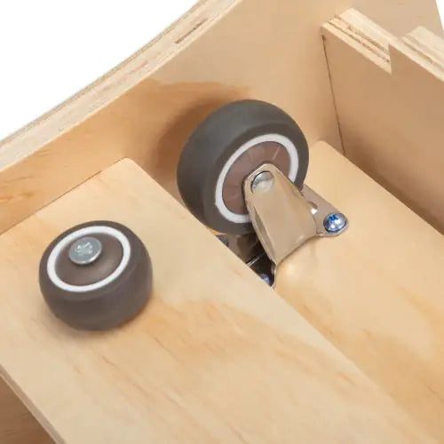 The Large Cat Running Wheel Is Suitable For Indoor Cats, Sturdy, Quiet And Lightweight, With Natural Wood Color WEM Support (www.WEM.support)