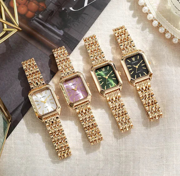 Square Steel Strap Women's Watch HejK.com