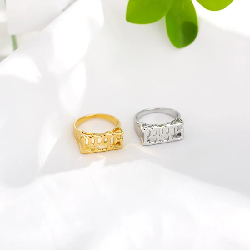 Stainless Steel Ring Year WEM Support (www.WEM.support)