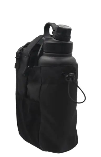 Magnetic Crossbody Gym Bag Water Bottle Holder WEM Support (www.WEM.support)