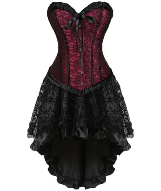 Body-Shaping Two-Piece Court Dress with Adjustable Fit WEM Support (www.WEM.support)