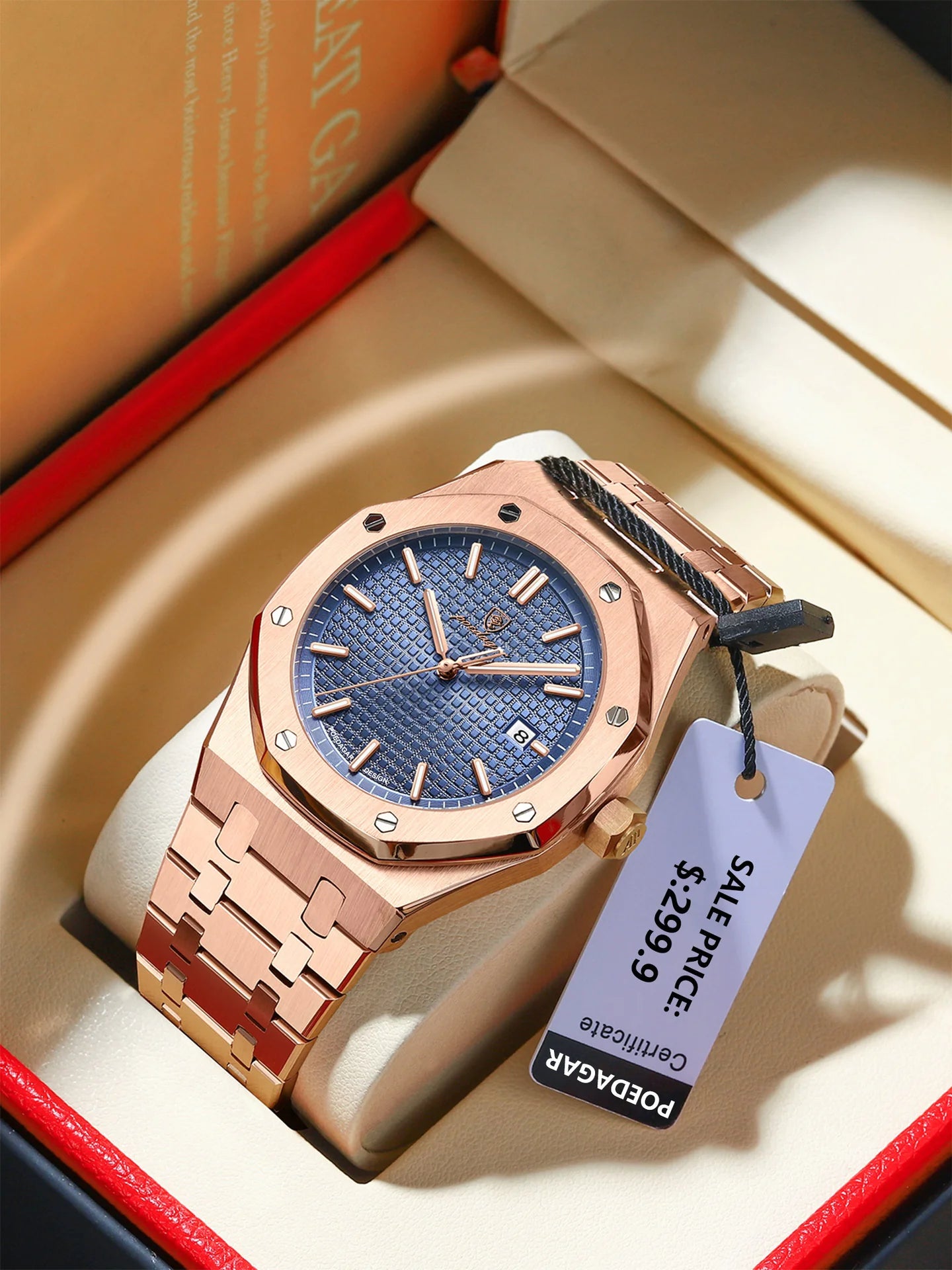 Men's Luminous Waterproof Quartz Watch