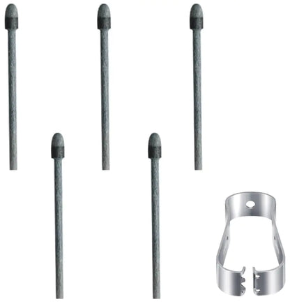 5pcs Remarkable Pen Tips, Replacement Tibs for Marker Pen/Marker Plus Pen, Remarkable Pen and Remarkable Plus Pen Tips/Nibs (5B-Gray*5)