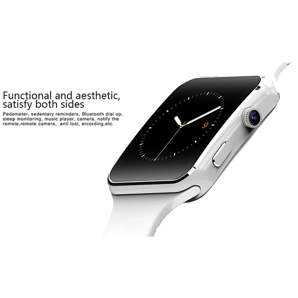 X6 Smartwatch Bluetooth Dial/with Camera Touch Screen WEM Support (www.WEM.support)