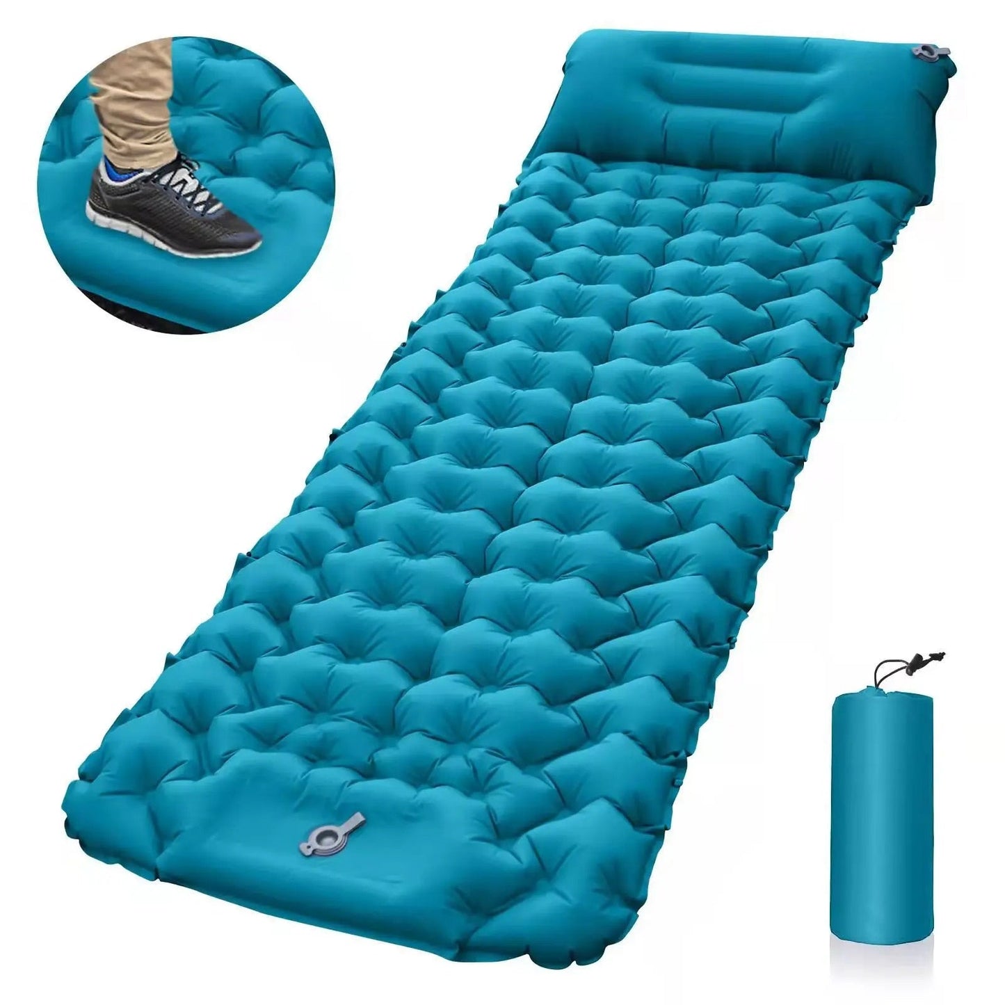 Adventurer's Dream Inflatable Sleeping Pad WEM Support (www.WEM.support)