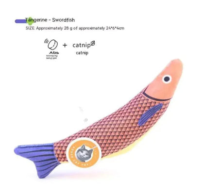 Catnip Fish Plush Toy HejK.com