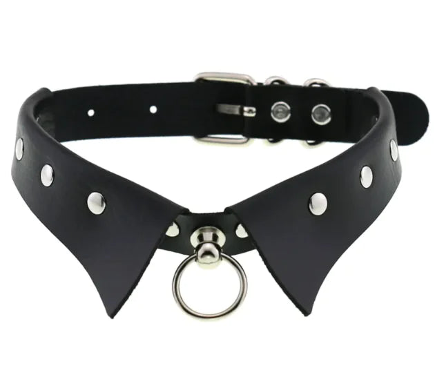 Personalized Punk Leather Collar Necklace Simple And Fashionable WEM Support (www.WEM.support)