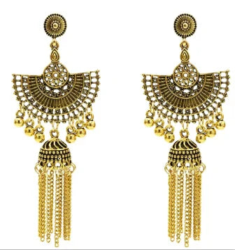 Egypt Vintage Silver Alloy Earrings for Women WEM Support (www.WEM.support)