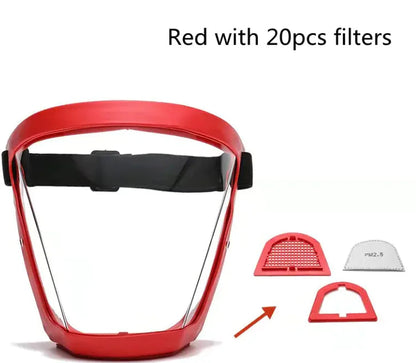 Transparent Face Shield WEM Support (www.WEM.support)