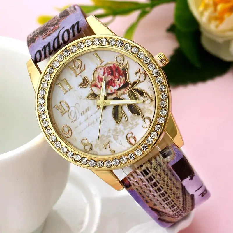 Floral with CZ Watch WEM Support (www.WEM.support)