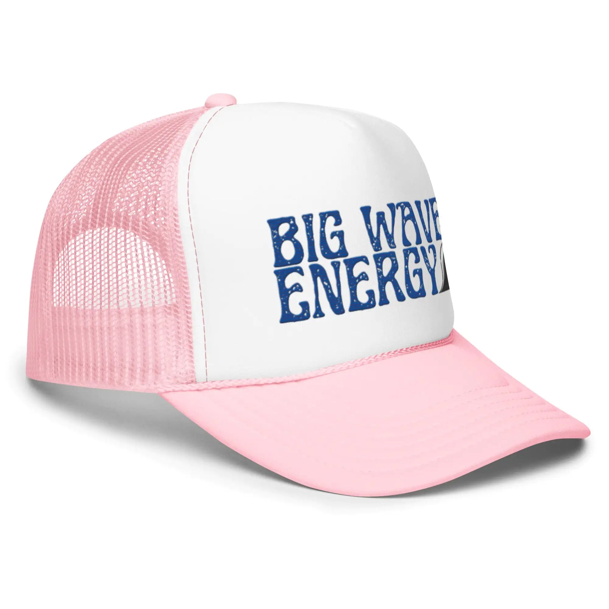 Big Wave Energy Foam Trucker Hat WEM Support (www.WEM.support)