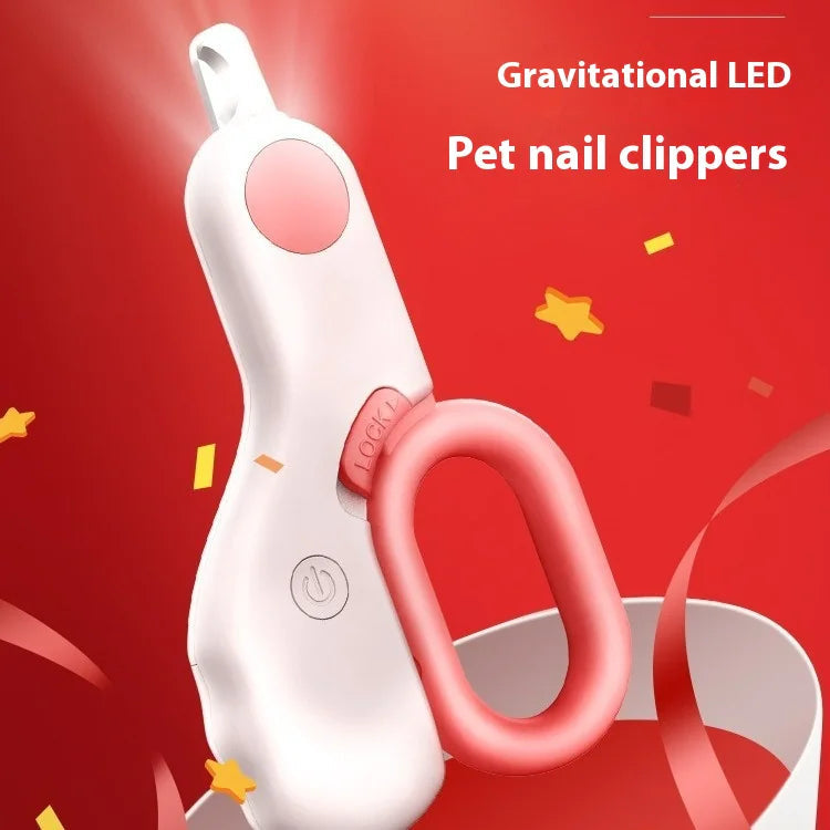 Professional Pet Nail Clippers with LED Light WEM Support (www.WEM.support)