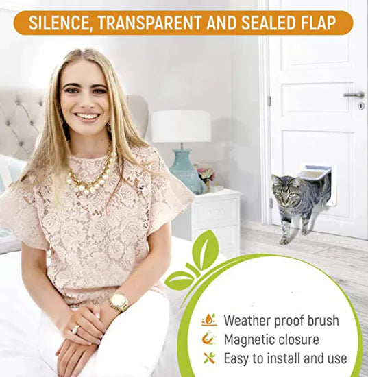 Lockable Pet Door Security ABS Plastic WEM Support (www.WEM.support)