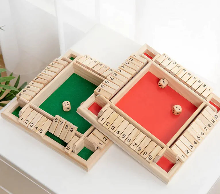 Ultimate Shut The Box Board Game WEM Support (www.WEM.support)