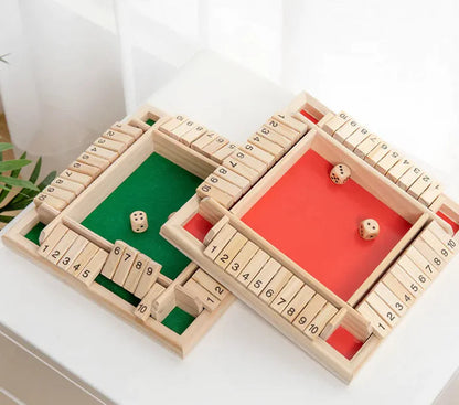 Ultimate Shut The Box Board Game WEM Support (www.WEM.support)