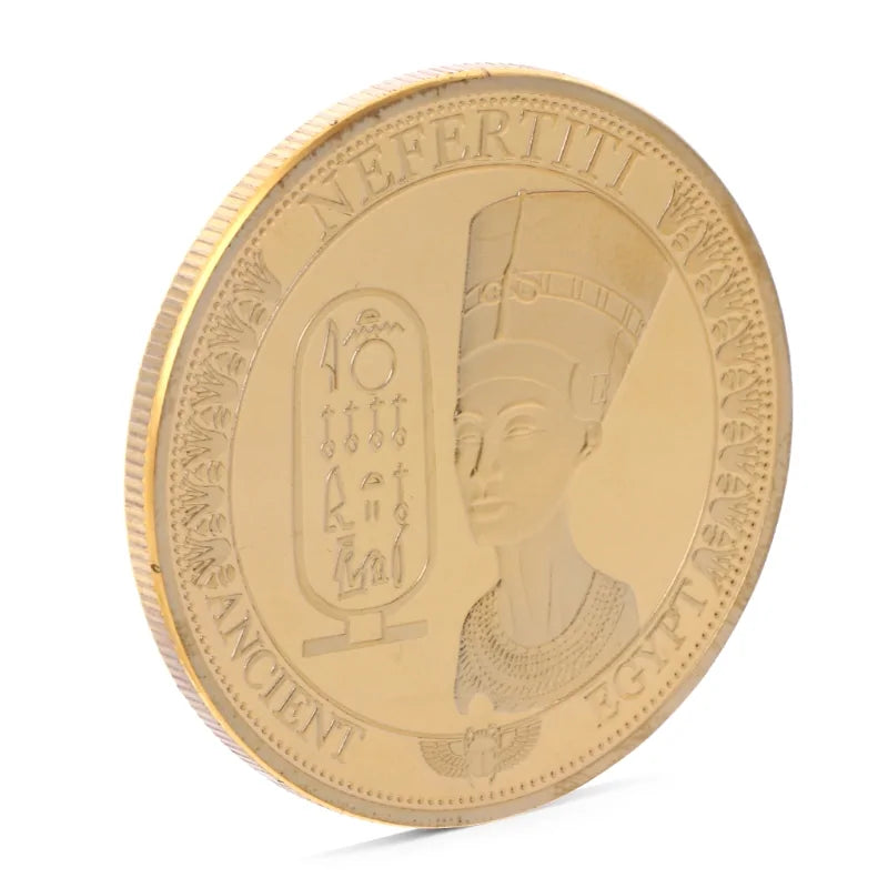 Gold Plated Ancient Egypt Coin WEM Support (www.WEM.support)