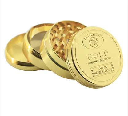 Minimalist 4-Layer Zinc Alloy Grinder WEM Support (www.WEM.support)