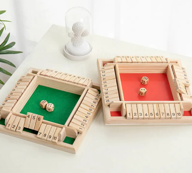 Ultimate Shut The Box Board Game WEM Support (www.WEM.support)