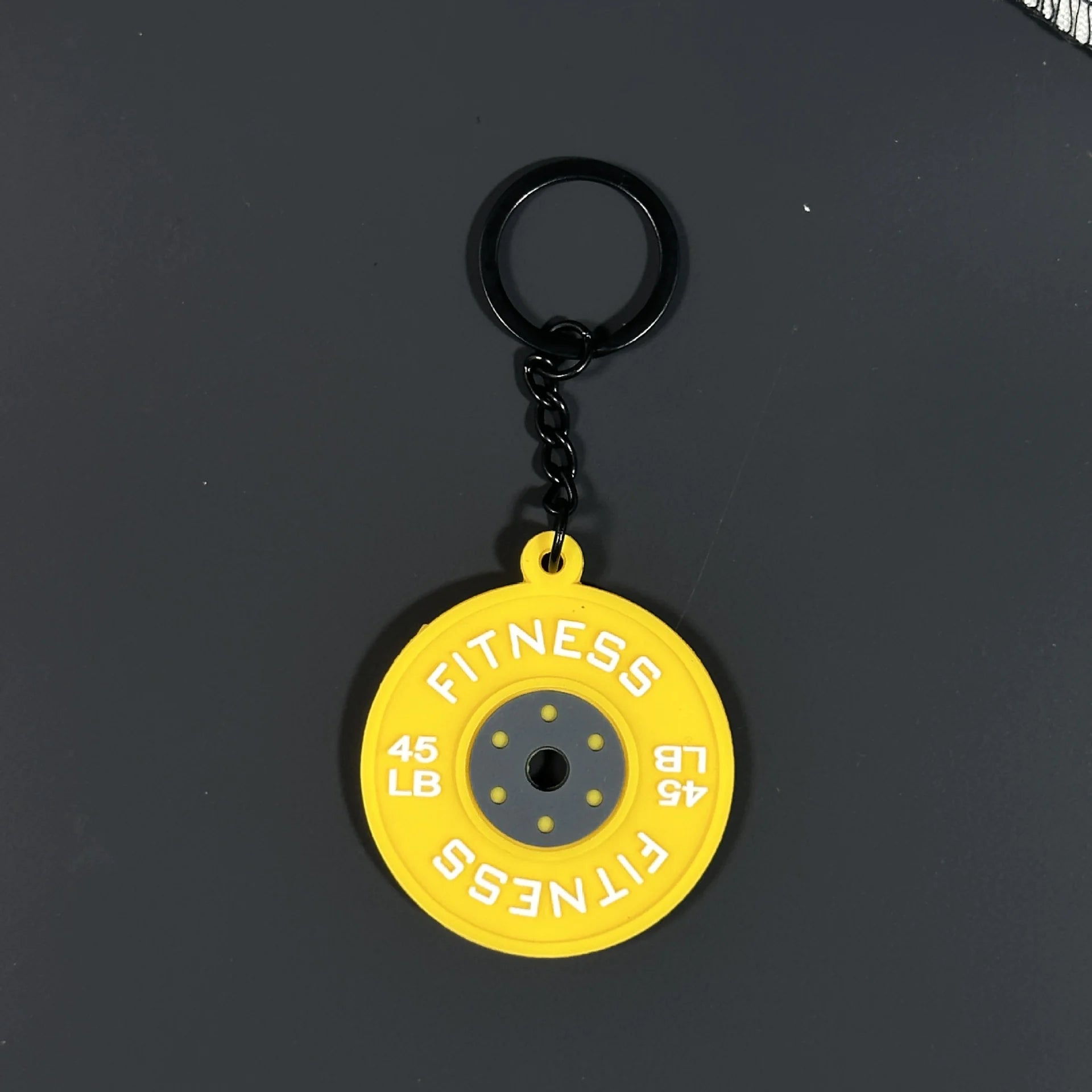 Mini Barbell Keychain HejK.com