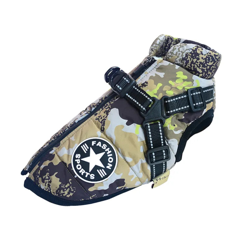 Dog Cotton Winter Vest WEM Support (www.WEM.support)