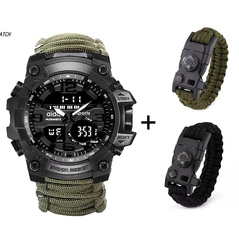 LED Military Sports Watch WEM Support (www.WEM.support)