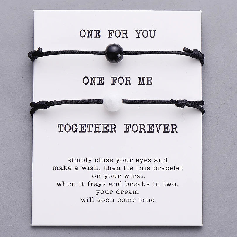 Natural Stone Bead Bracelet WEM Support (www.WEM.support)