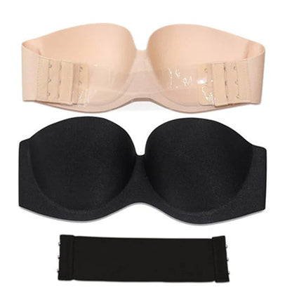Strapless Glossy Invisible Bra WEM Support (www.WEM.support)