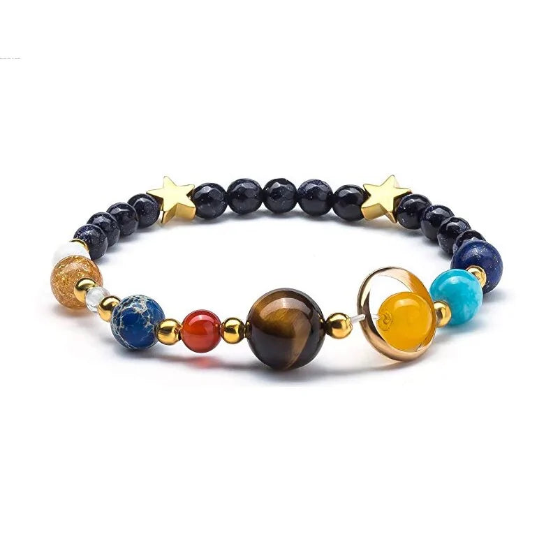 Lava Rock 7 Chakras Bracelet WEM Support (www.WEM.support)