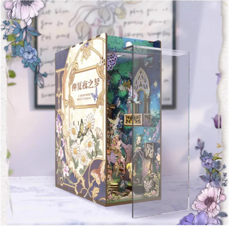 DIY Wooden 3D Book Stand Model Kit WEM Support (www.WEM.support)