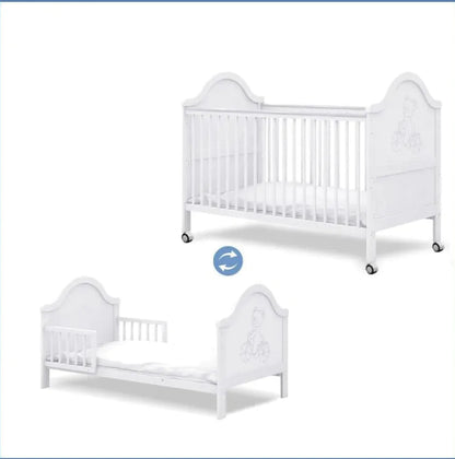 Multi-Function Pine Baby Bed WEM Support (www.WEM.support)
